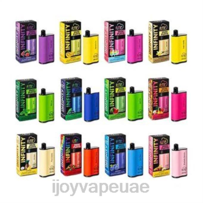 iJOY Fume Infinity المتاح 3500 نفخة | 12 مل 64HJ106 المطر الأرجواني | iJOY Vape Flavors