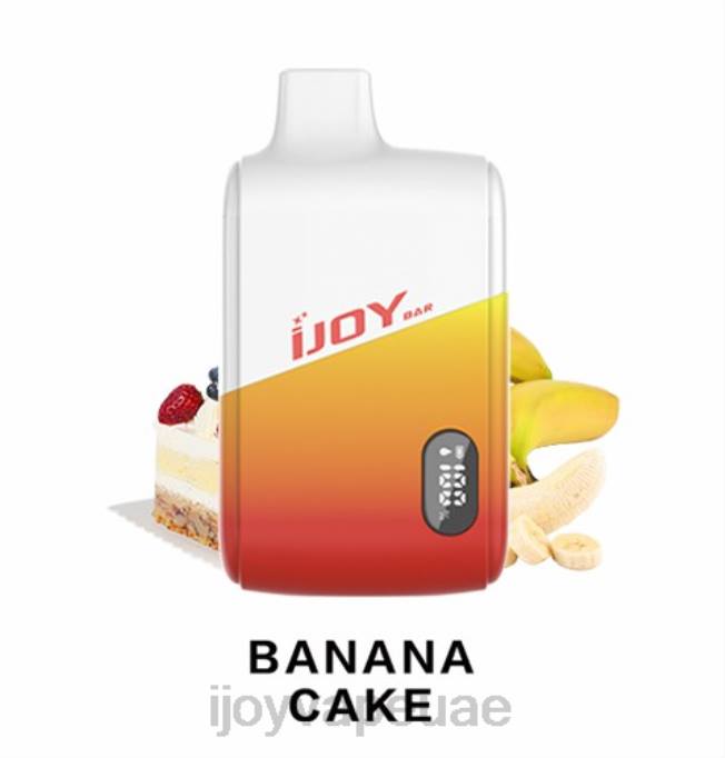 iJOY Bar IC8000 يمكن التخلص منه 64HJ176 كعكة الموز | iJOY Vape Flavors
