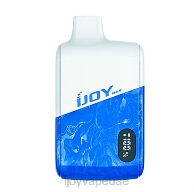 iJOY Bar Smart Vape 8000 نفث 64HJ4 ثلج بلاك بيري | iJOY Vape Disposable