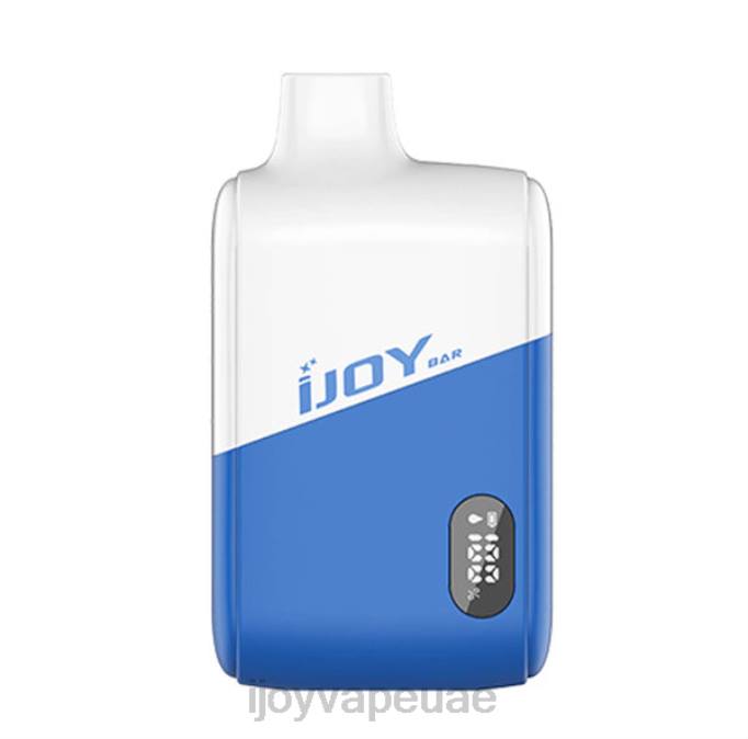 iJOY Bar Smart Vape 8000 نفث 64HJ6 الجليد الأزرق | iJOY Vape Flavors